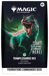 Foundations Commander Deck - Tramplesaurus Rex - Magic: The Gathering