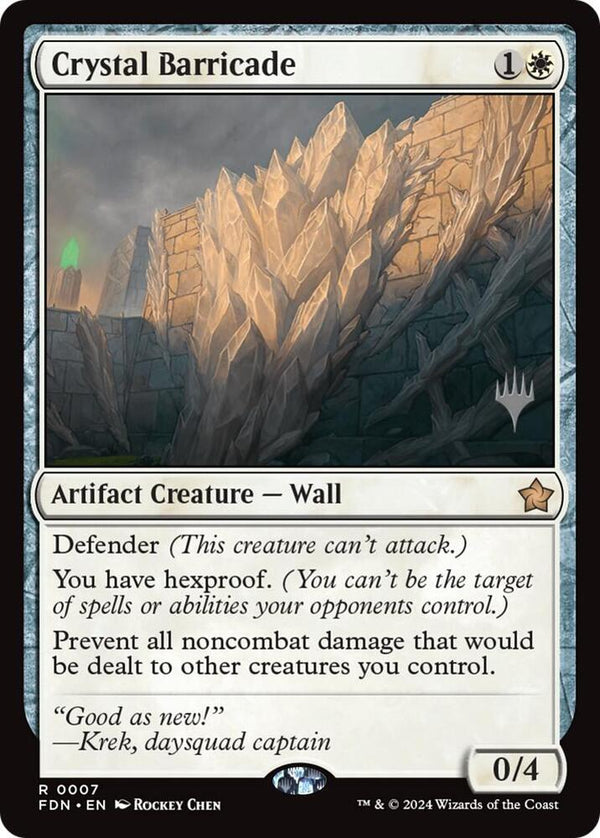 Crystal Barricade - Magic: The Gathering