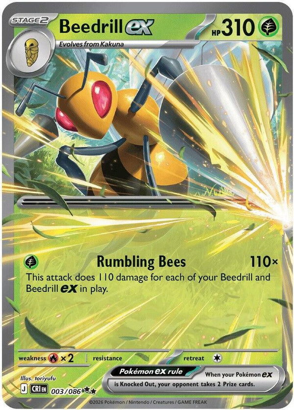 Beedrill ex - 003/086 - Pokémon
