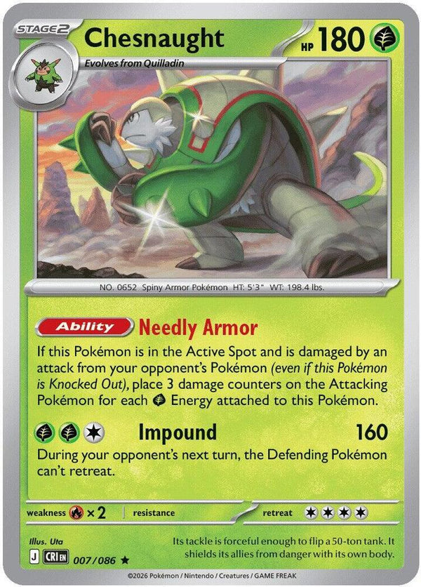 Chesnaught - Pokémon
