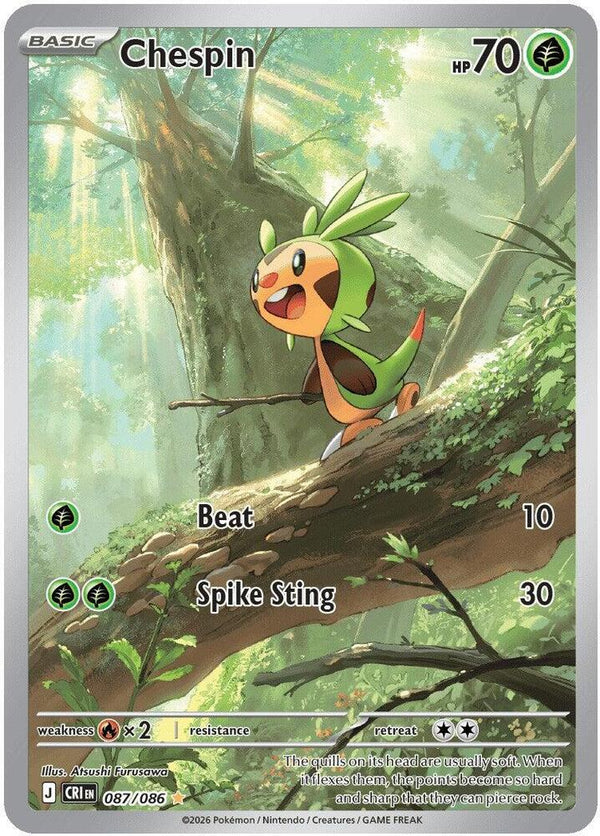 Chespin - 087/086 - Pokémon