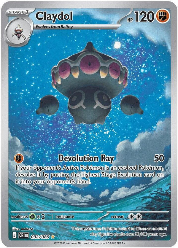 Claydol - 092/086 - Pokémon