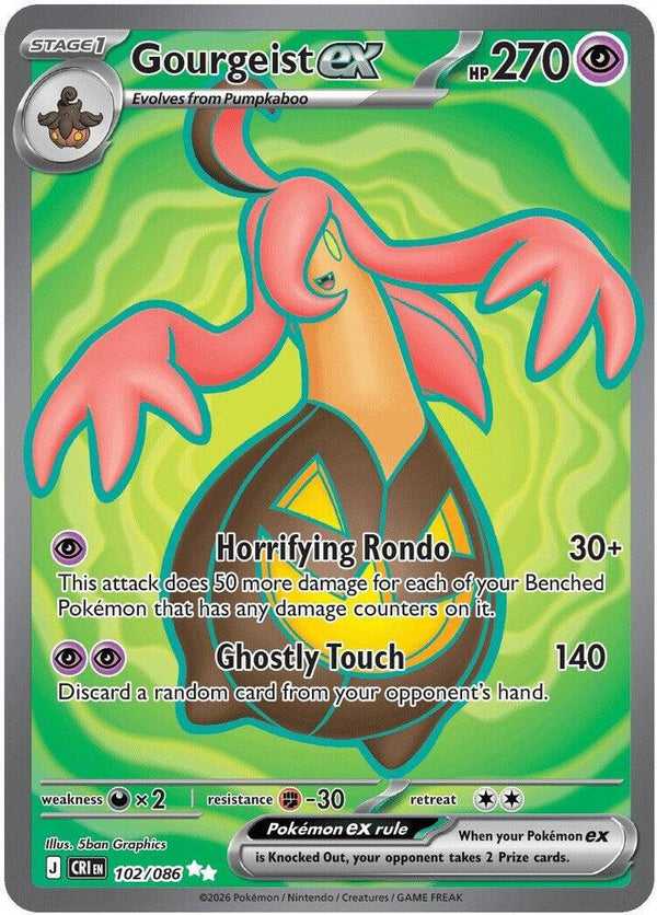 Gourgeist ex - 102/086 - Pokémon
