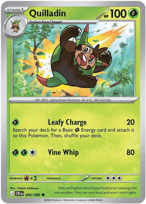 Quilladin - Pokémon