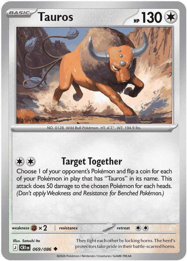 Tauros - 069/086 - Pokémon