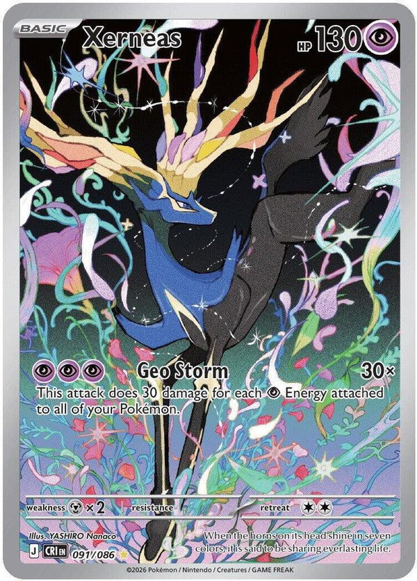 Xerneas - 091/086 (CRI 091/086) - Pokémon
