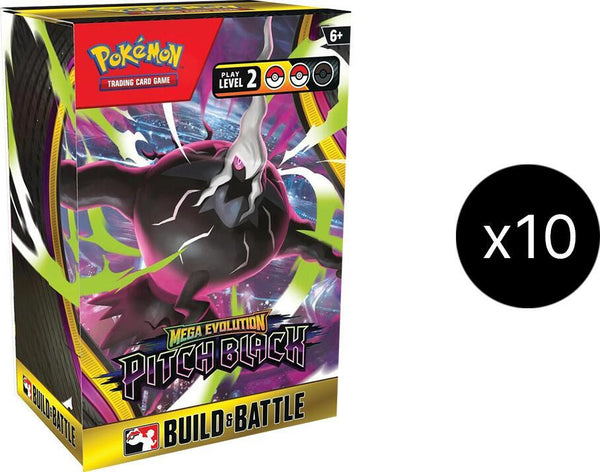 Pitch Black Build & Battle Box Display - Pokémon