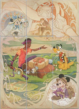 Wilds Unkown Puzzle Insert (Set of 9) - Disney Lorcana