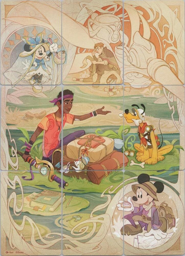 Wilds Unkown Puzzle Insert (Set of 9) - Disney Lorcana