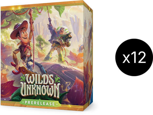 Disney Lorcana: Wilds Unknown Prerelease Box Case - Disney Lorcana