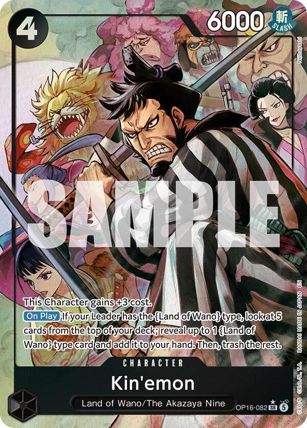 Kin'emon (Alternate Art) - One Piece Card Game