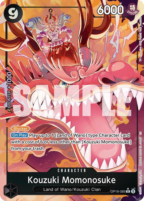 Kouzuki Momonosuke (085) (Alternate Art) - One Piece Card Game