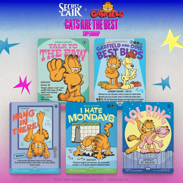 Secret Lair Drop: Secret Lair x Garfield: Motivationally Challenged - Non-Foil Edition - Magic: The Gathering