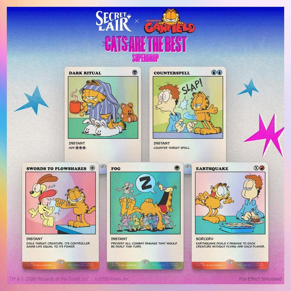 Secret Lair Drop: Secret Lair x Garfield: As Intended - Traditional Foil Edition - Magic: The Gathering