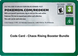 Code Card - Chaos Rising Booster Bundle - Pokémon