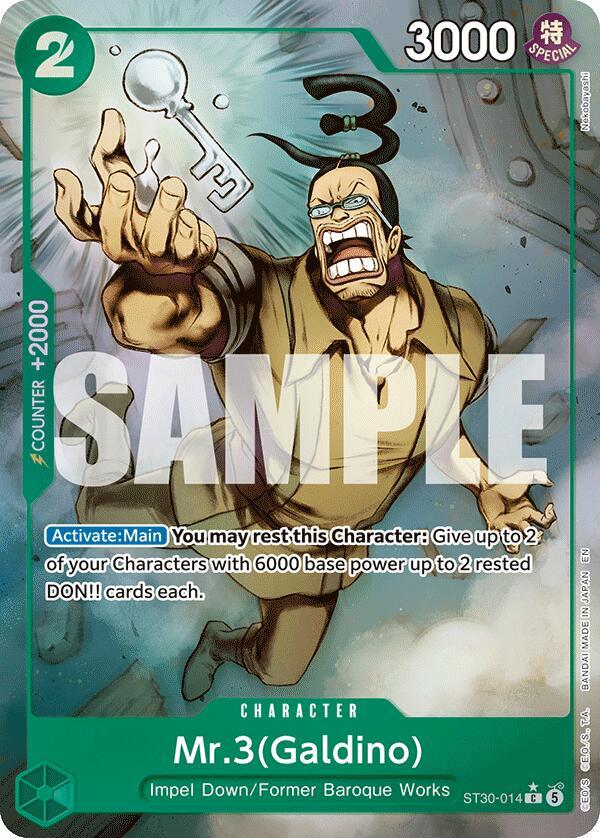 Mr.3(Galdino) (Full Art) - One Piece Card Game