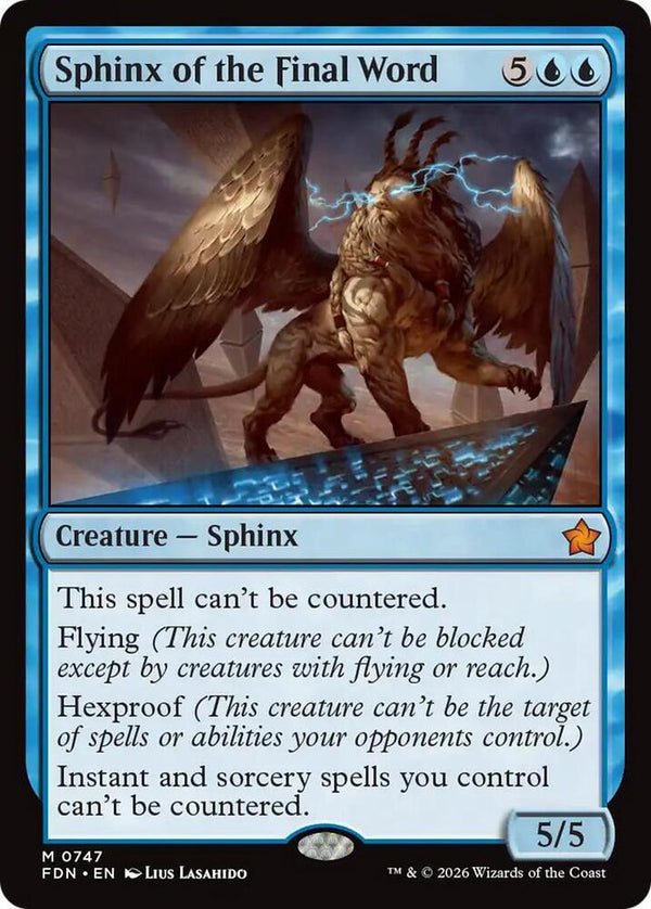 Sphinx of the Final Word (0747) - Magic: The Gathering