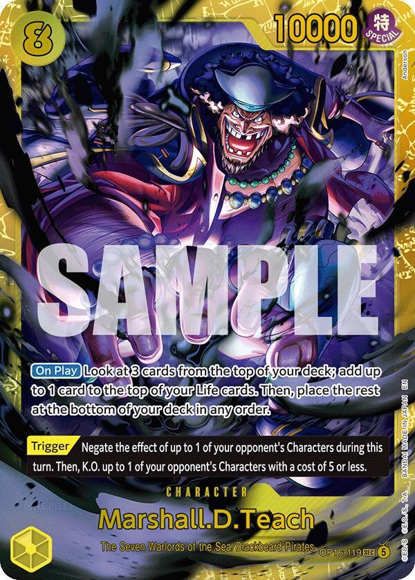 Marshall.D.Teach (119) - One Piece Card Game