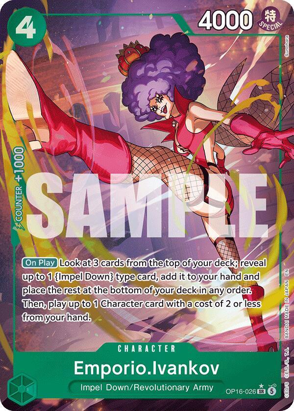 Emporio.Ivankov (026) (Alternate Art) - One Piece Card Game