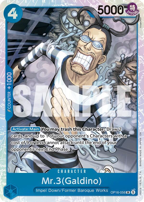 Mr.3(Galdino) (056) - One Piece Card Game