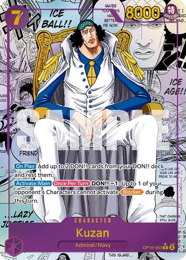 Kuzan (Manga) - One Piece Card Game