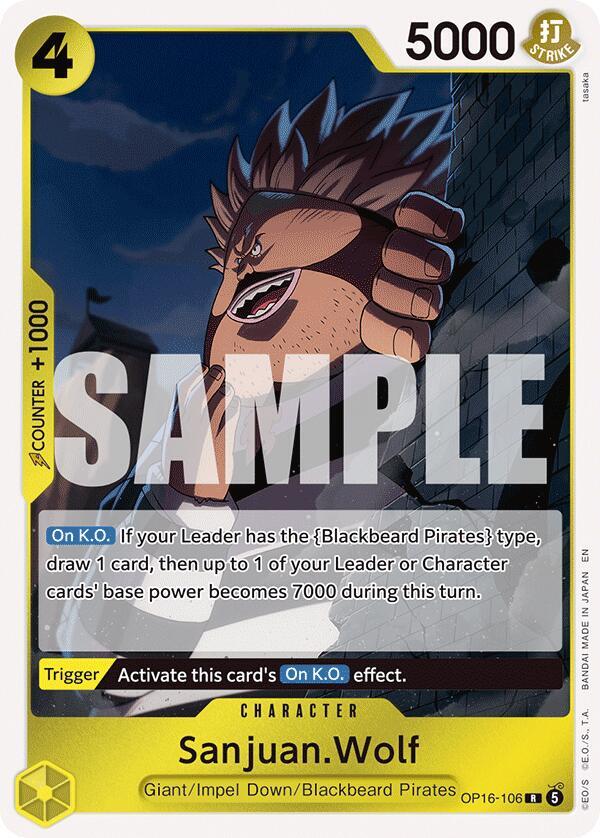Sanjuan.Wolf - One Piece Card Game