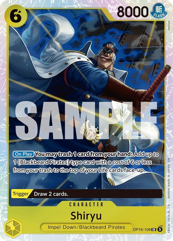Shiryu - One Piece Card Game