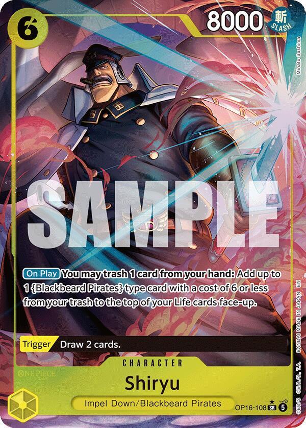 Shiryu (Full Art) - One Piece Card Game