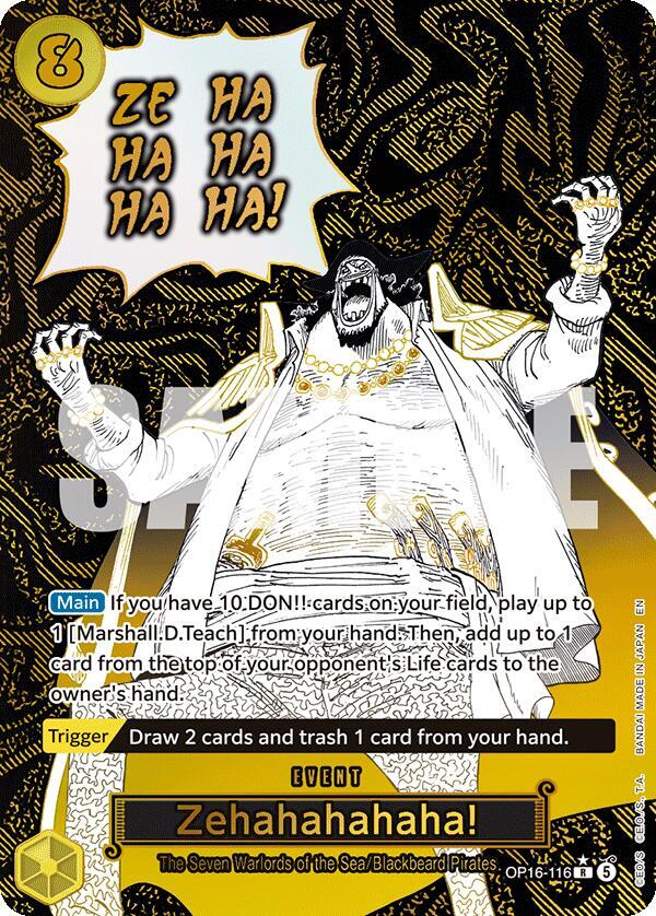 Zehahahahaha! (Alternate Art) - One Piece Card Game