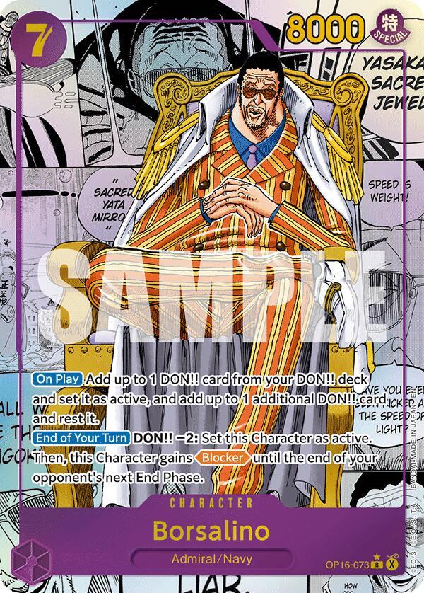 Borsalino (Manga) - One Piece Card Game
