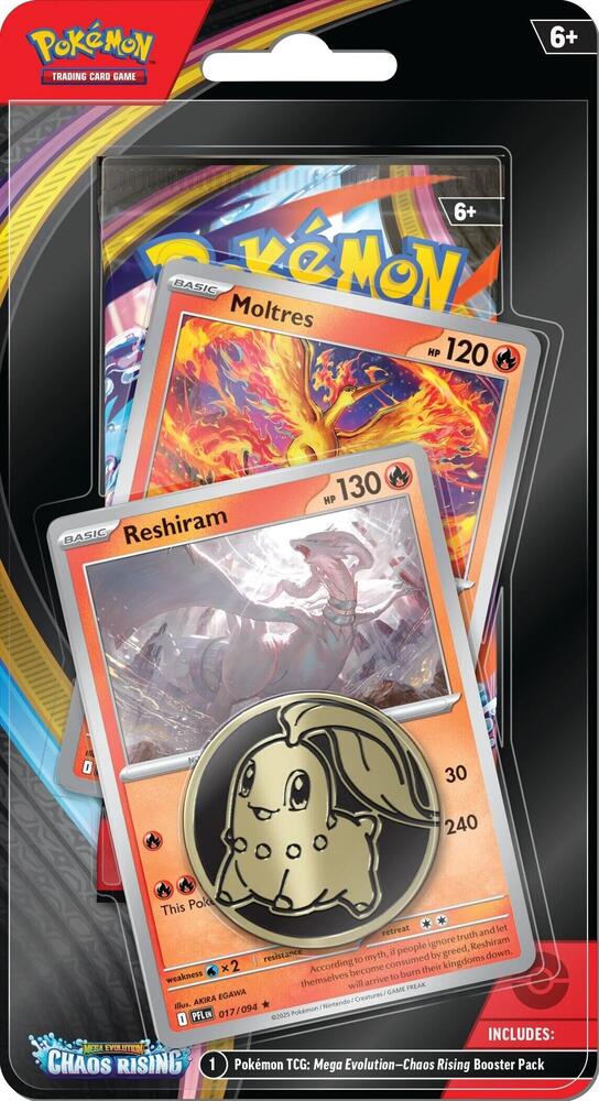 Chaos Rising Single Pack Blister [Reshiram/Moltres] - Pokémon