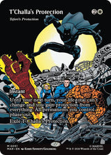 T'Challa's Protection - Teferi's Protection (Borderless) - Magic: The Gathering