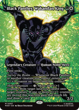 Black Panther, Wakandan King (Borderless) - Magic: The Gathering