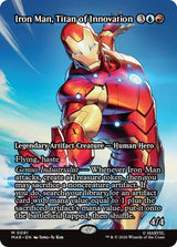 Iron Man, Titan of Innovation (Borderless) - Magic: The Gathering