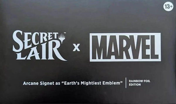 Secret Lair x Marvel: Arcane Signet as "Earth's Mightiest Emblem" - Rainbow Foil Edition - Magic: The Gathering