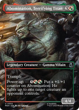 Abomination, Terrifying Titan (Borderless) - Magic: The Gathering