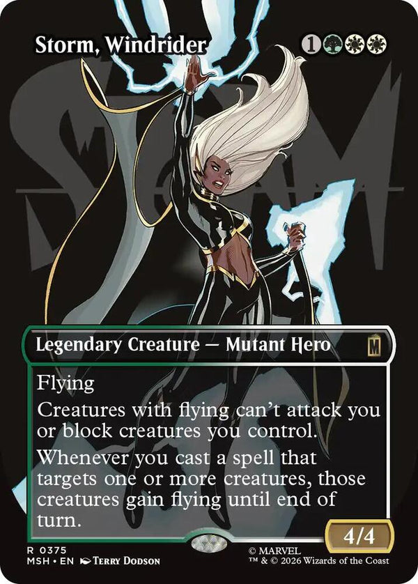 Storm, Windrider (Borderless) - Magic: The Gathering
