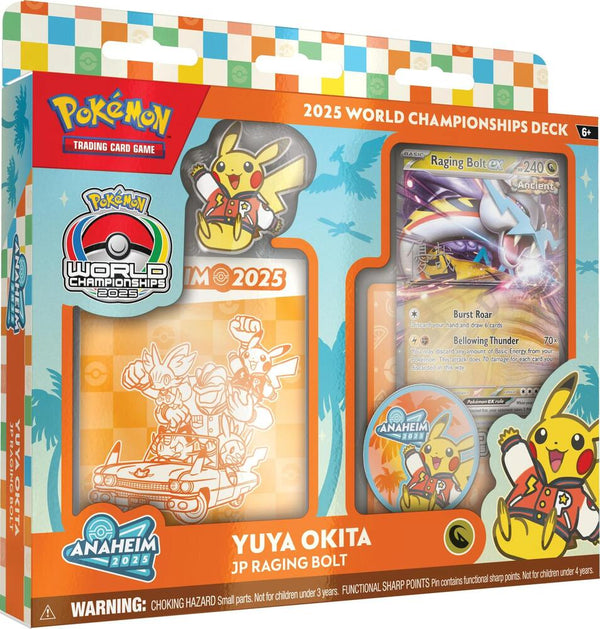 2025 World Championship Deck: Yuyu Okita (JP Raging Bolt) - Pokémon