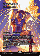 Patriotic Shield - Sword of Fire and Ice (Borderless) - Magic: The Gathering