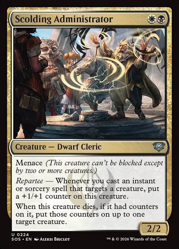 Scolding Administrator - Magic: The Gathering