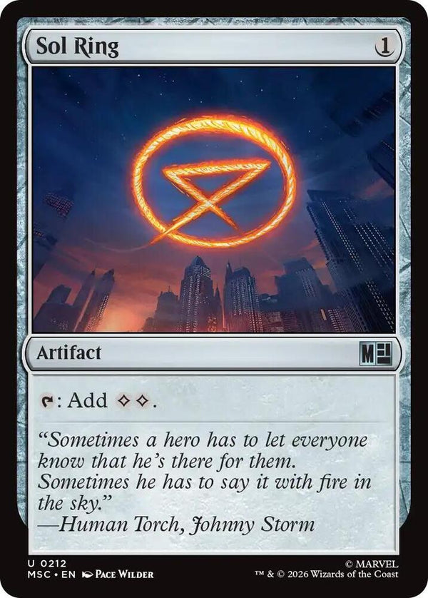 Sol Ring (0212) (Surge Foil) - Magic: The Gathering