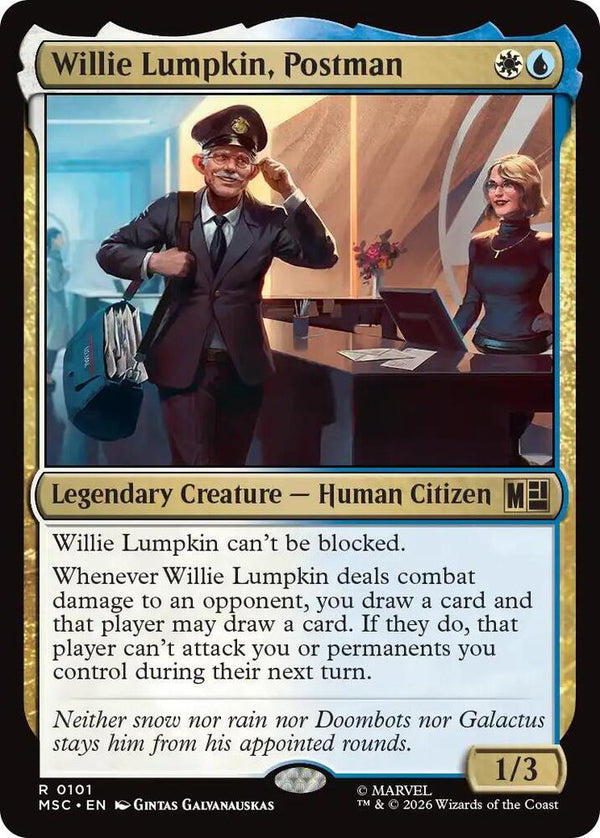 Willie Lumpkin, Postman (Surge Foil) - Magic: The Gathering