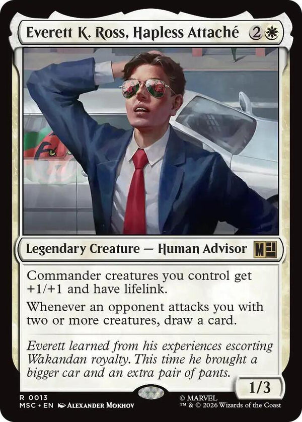 Everett K. Ross, Hapless Attache (Surge Foil) - Magic: The Gathering