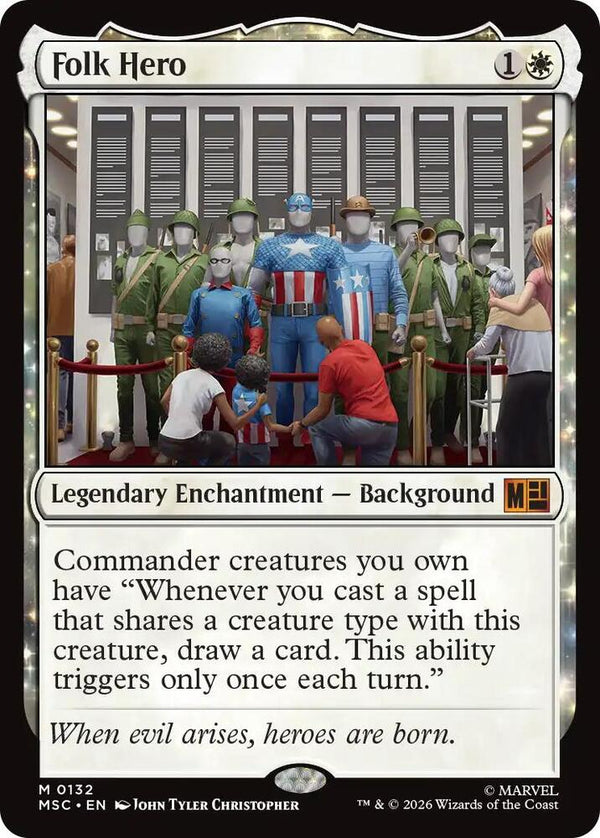 Folk Hero (Surge Foil) - Magic: The Gathering