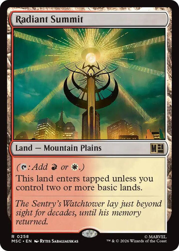 Radiant Summit (Surge Foil) - Magic: The Gathering