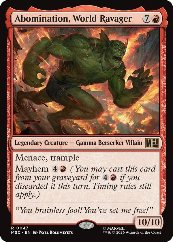 Abomination, World Ravager - Magic: The Gathering