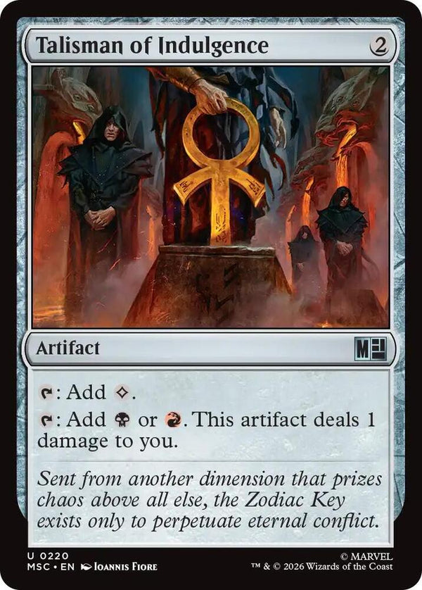 Talisman of Indulgence - Magic: The Gathering