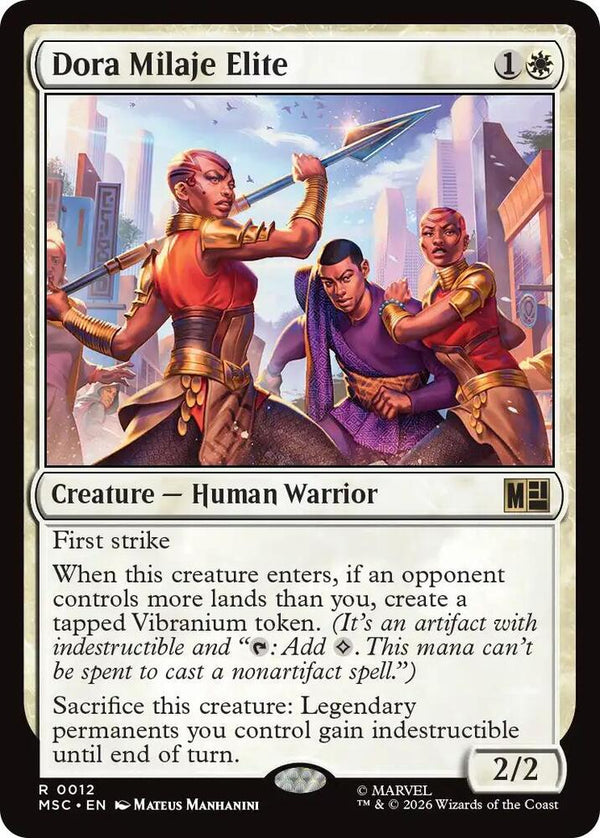 Dora Milaje Elite (Surge Foil) - Magic: The Gathering