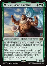 M'Baku, Jabari Chieftain (Surge Foil) - Magic: The Gathering
