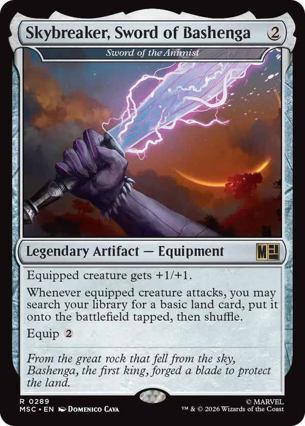 Skybreaker, Sword of Bashenga - Sword of the Animist (Surge Foil) - Magic: The Gathering